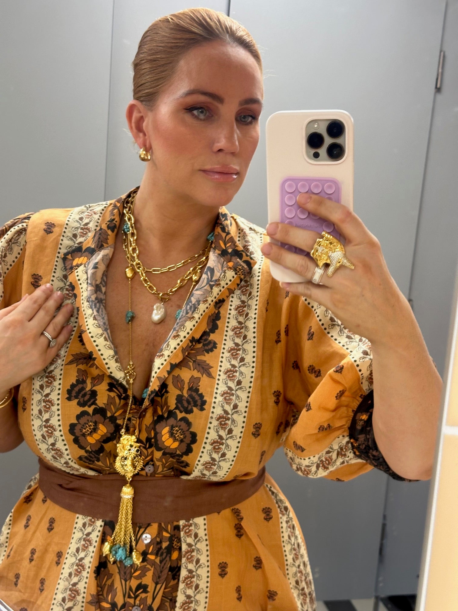 Cinnamon Splice Dress